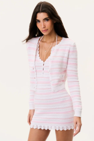 Dessa Cardigan in Marbella Stripe