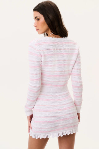Dessa Cardigan in Marbella Stripe