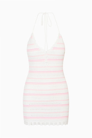 Lilibelle Cotton Crochet Mini Dress