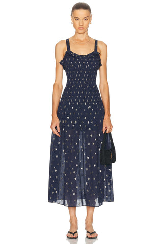 Hillaria Dress in Celestial Navy