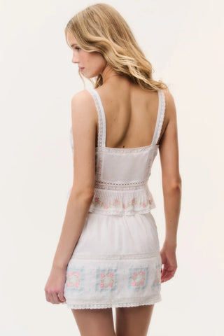Devron Top in Optic White