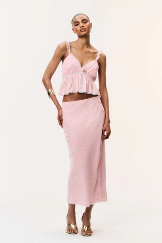 Nicoleta Top in Calico Peach