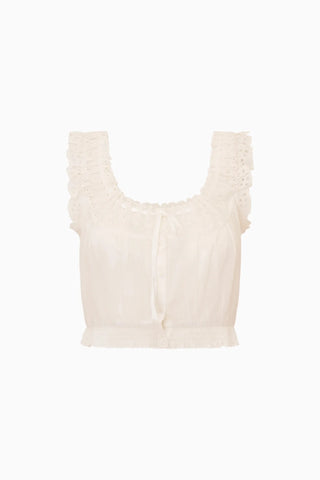 Lupo Heart Eyelet Top