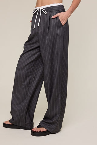 Laid Back Pinstriped Pants