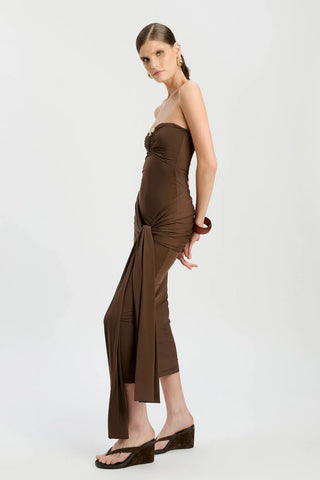 Laverne Strapless Midi Dress