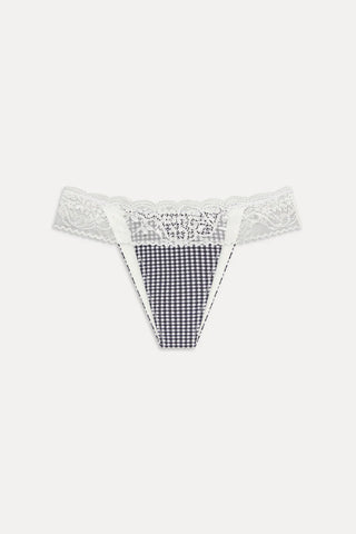 Lea Cheeky Cotton Bikini Bottom in Midnight Wishes