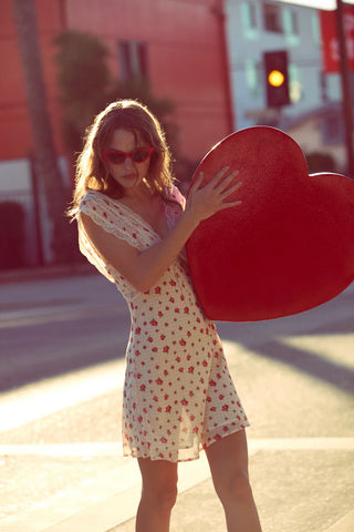 Leah Slip Dress in Cream