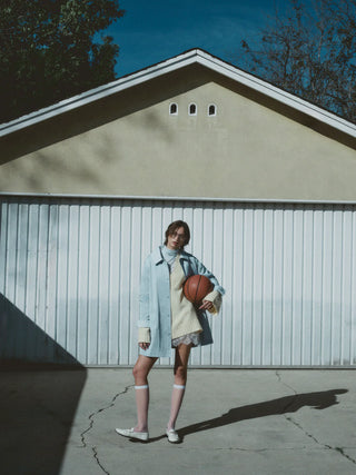 Athena Striped Turtleneck Top