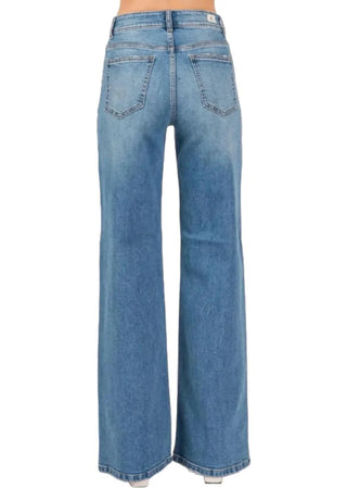 High Rise Slouchy Jean in Medium Wash