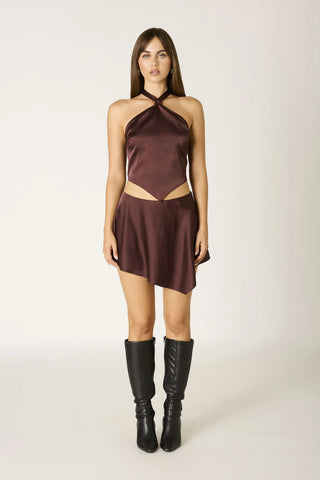 Lily Asymmetrical Mini Skirt