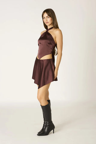 Lily Asymmetrical Mini Skirt