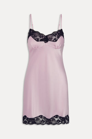 Liz Silk Mini Dress in Ballerina