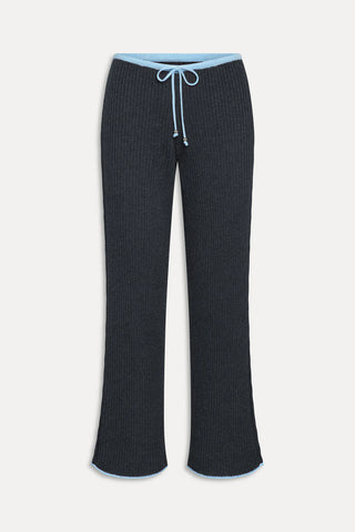 Lochlin Ribbed Knit Pant in Stone
