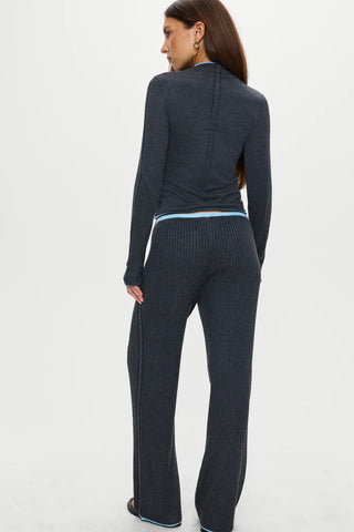 Lochlin Ribbed Knit Pant in Stone