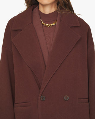 WeWoreWhat Dropped Shoulder Faux Wool Jacket