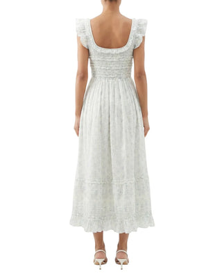 Lottie Midi Dress in Belle Stripe