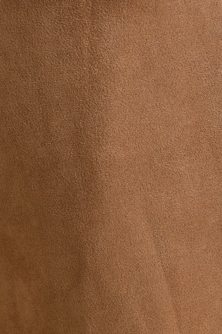 Low Waist Suede Bootcut Pants