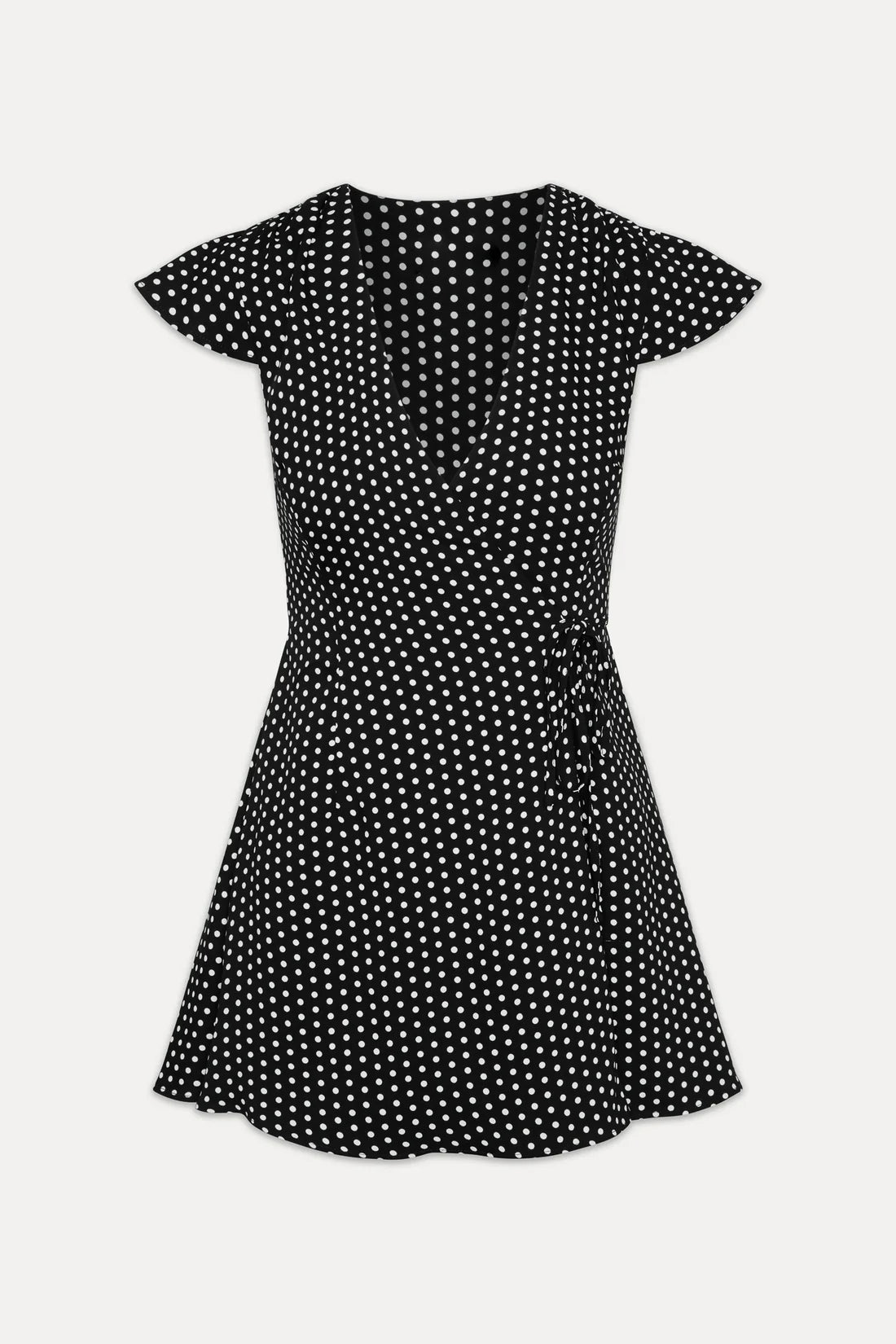 lucy wrap mini dress Buy Lucy Wrap Mini Dress, Classic Polka Dot Print - Order Dresses online