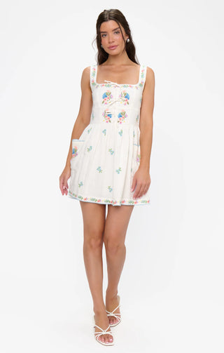 Demi Mini Dress in Wild Meadow