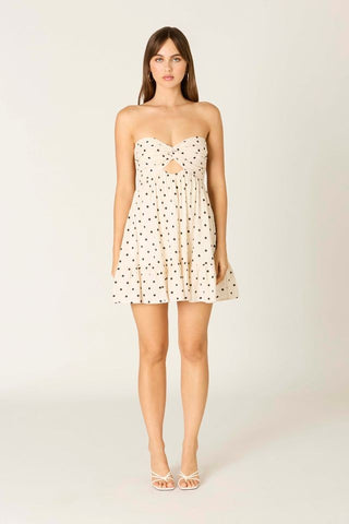 Meet-Cute Strapless Romper