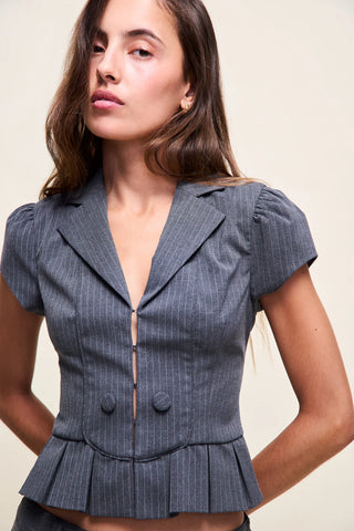 Mollie Cap Sleeve Blazer