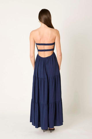 Moonlit Harbor Maxi Dress