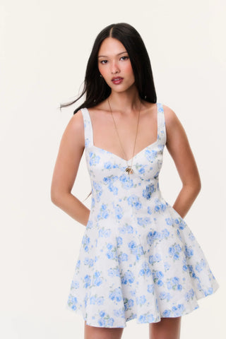 Nabi Dress in Blue Marina