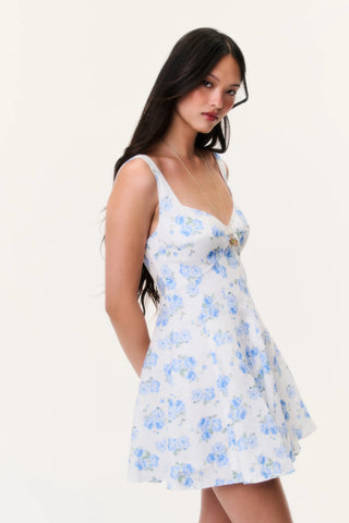 Nabi Dress in Blue Marina