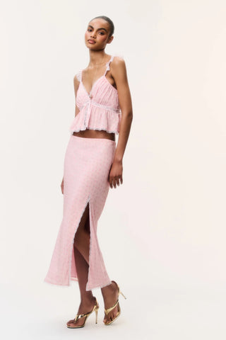 Nicoleta Top in Calico Peach