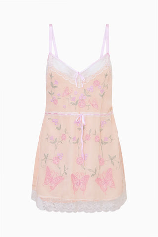 Nouvelle Dress in Coral Pink