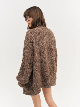 Nathalie Knit Oversized Cardigan
