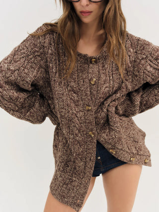 Nathalie Knit Oversized Cardigan
