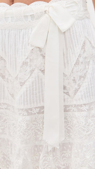 Nerina Skirt in Optic White