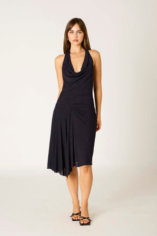 Noir Column Dress