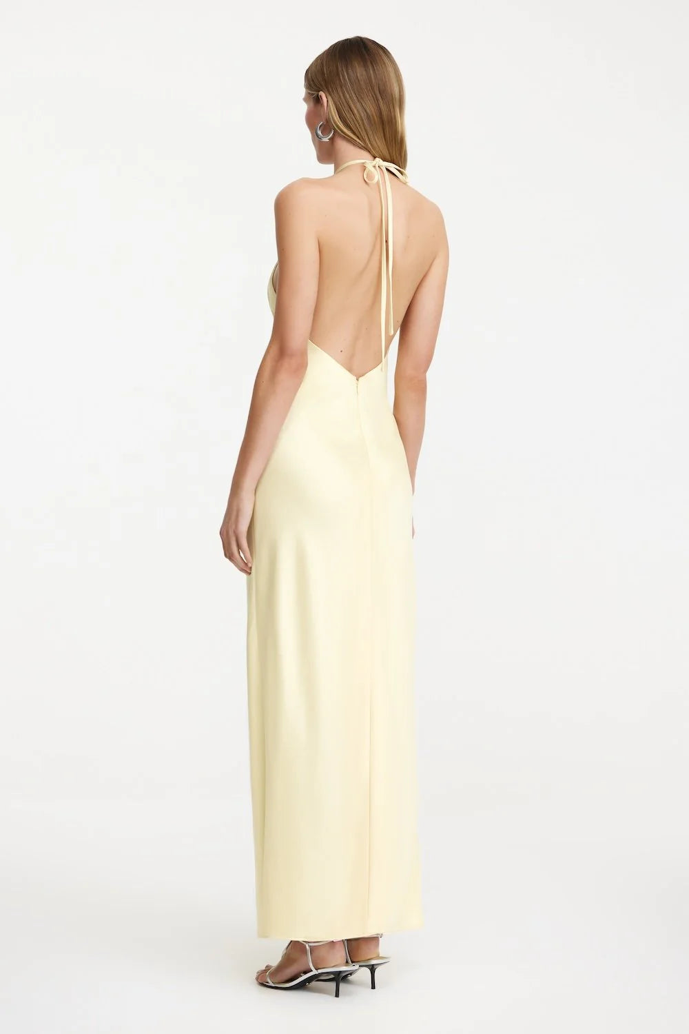 Becca Halter Dress in Butter Becca Halter Dress in Butter