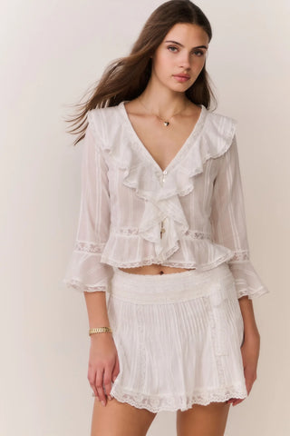 Solena Skirt in White