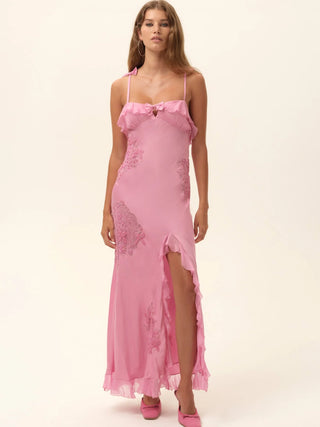 Oakley Maxi Dress in Pink