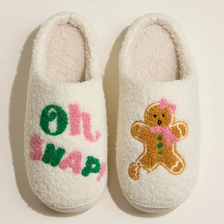 Oh Snap! Holiday Slippers
