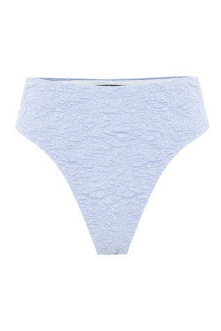 PAPILLON JACQUARD HIGH WAIST BIKINI BOTTOM
