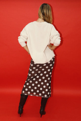 Penny Polkadot Maxi Skirt