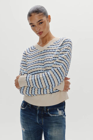 Piper Cable Knit Sweater in Lighthouse