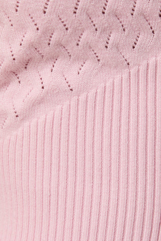 Pointelle Knit Vest