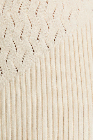 Pointelle Knit Vest