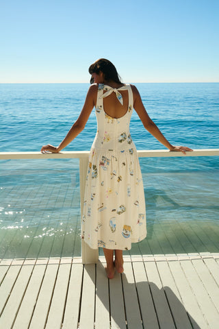 Postcards from the Coast Midi Dress