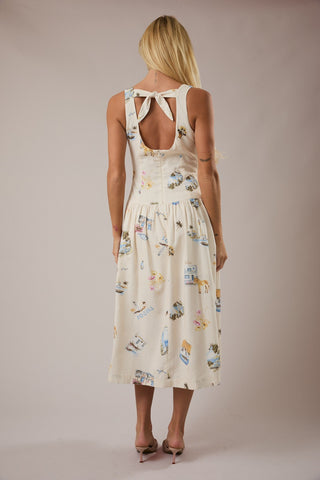 Postcards from the Coast Midi Dress