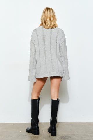 Prudence Oversized Cable Knit Sweater