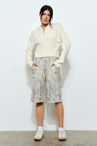 Quincy Zip Up Cardigan