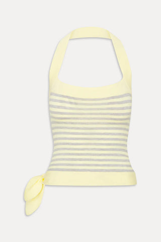 Quinn Cloud Knit Halter Top