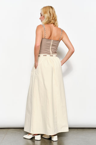 Rory Gingham Bustier Top