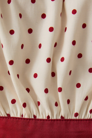 Rosie Polkadot Top